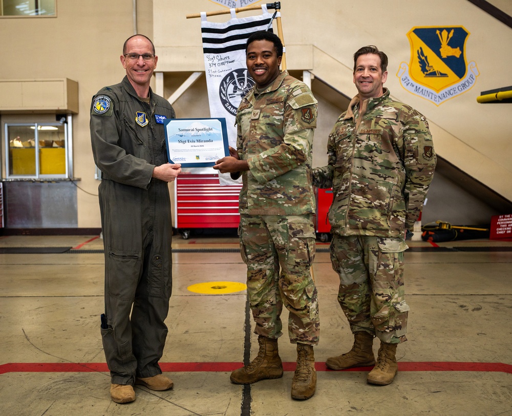 Samurai Spotlight: SSgt. Evis Miranda