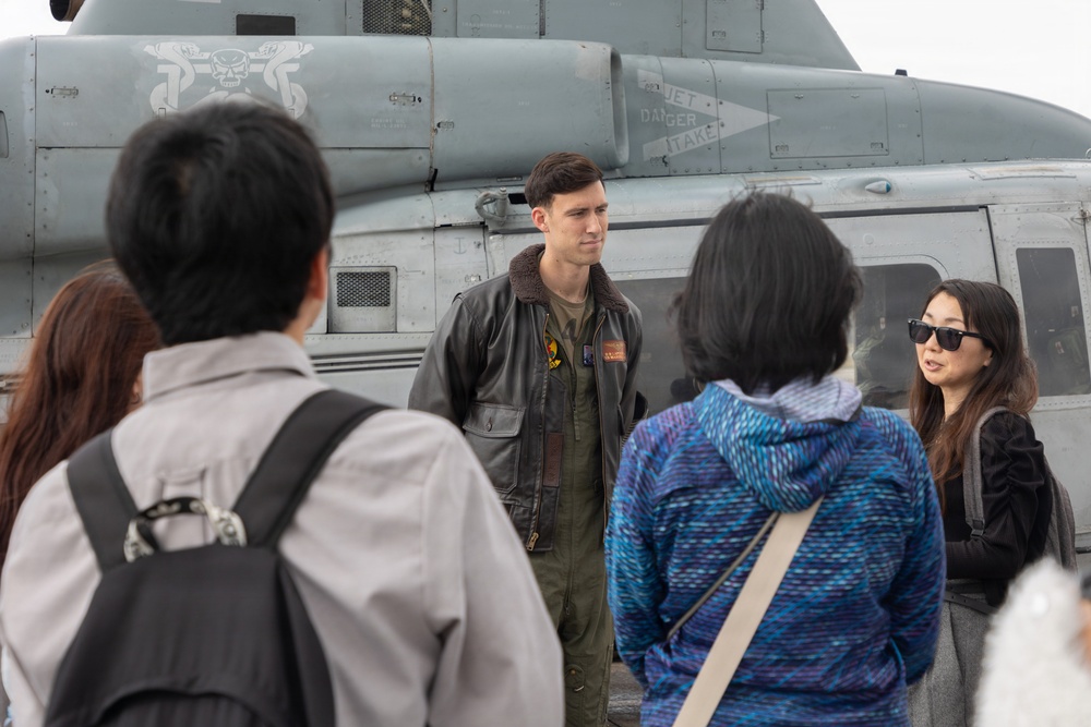 Local social media influencers tour MCAS Futenma during Social Media Follower Day