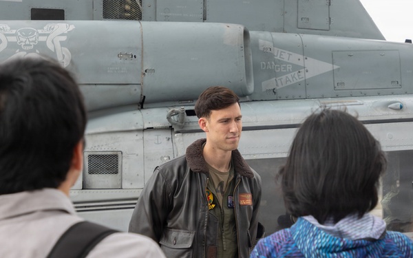 Local social media influencers tour MCAS Futenma during Social Media Follower Day