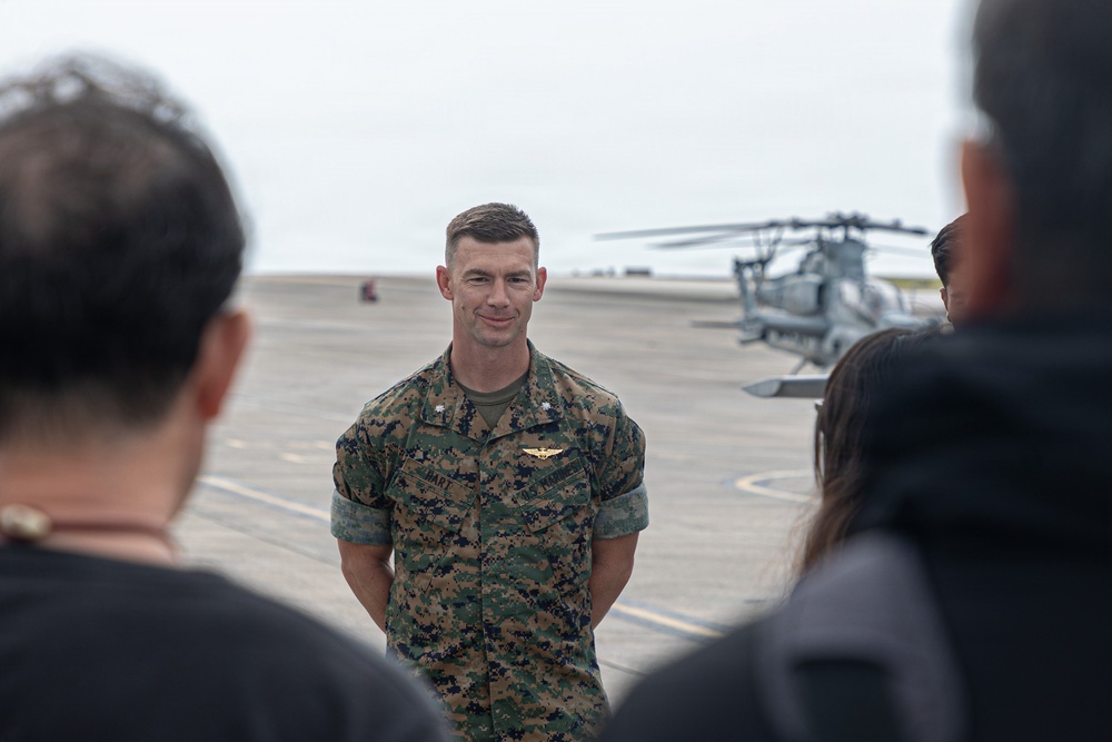 Local social media influencers tour MCAS Futenma during Social Media Follower Day