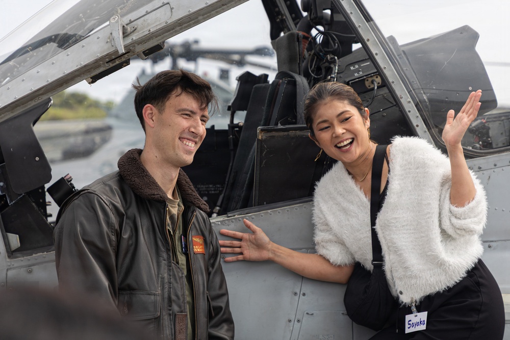 Local social media influencers tour MCAS Futenma during Social Media Follower Day