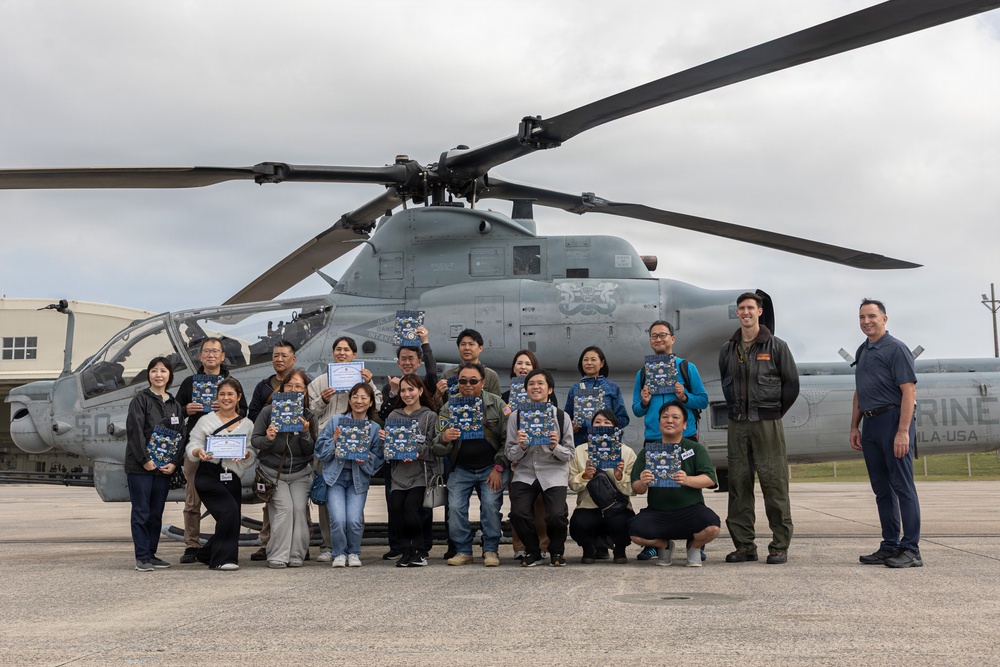 Local social media influencers tour MCAS Futenma during Social Media Follower Day