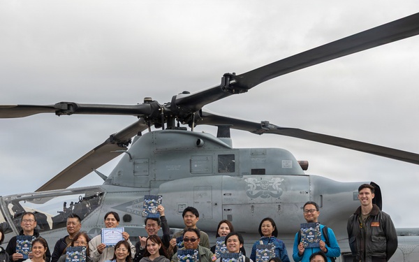 Local social media influencers tour MCAS Futenma during Social Media Follower Day