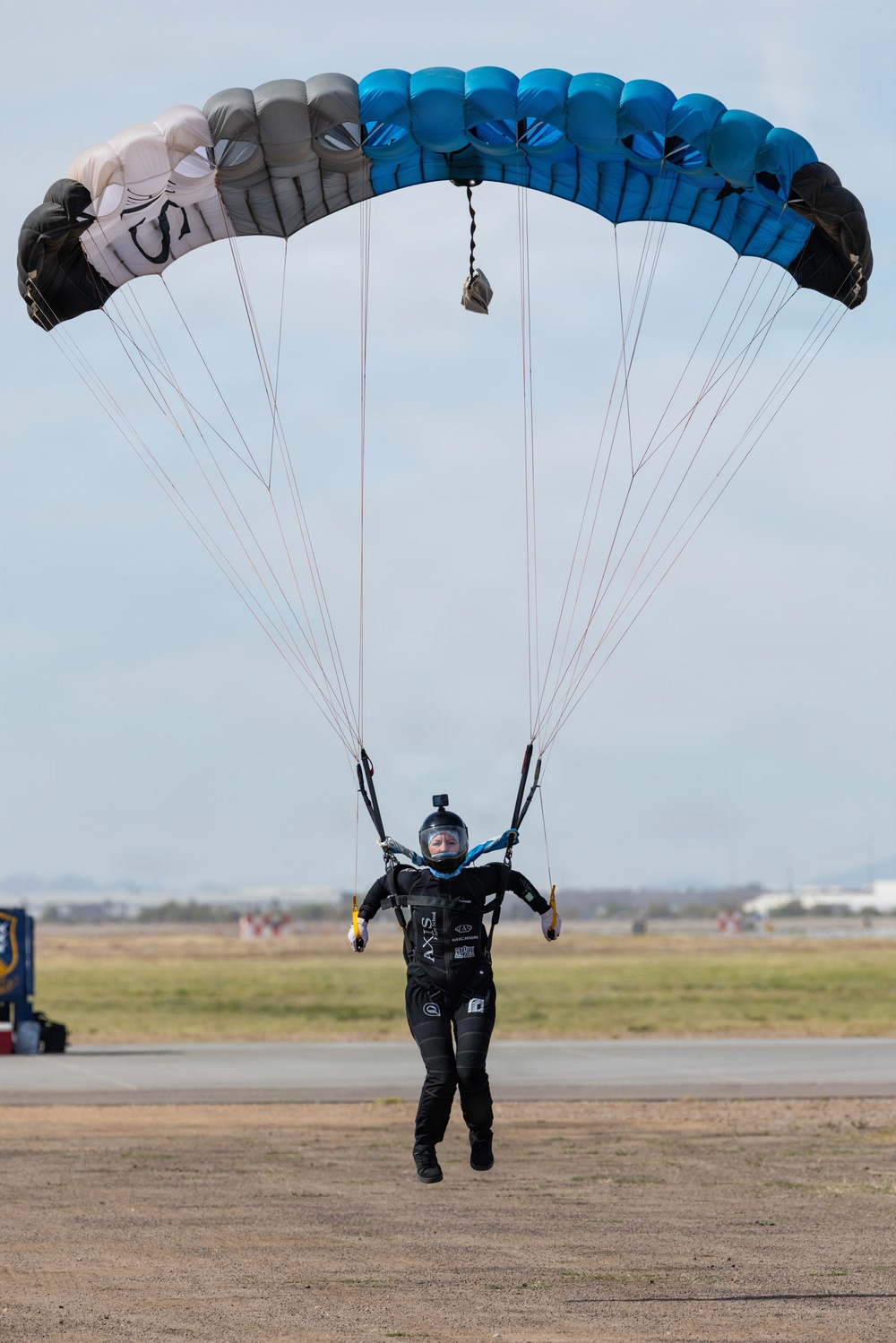 Parachutists over Luke Air Force Base