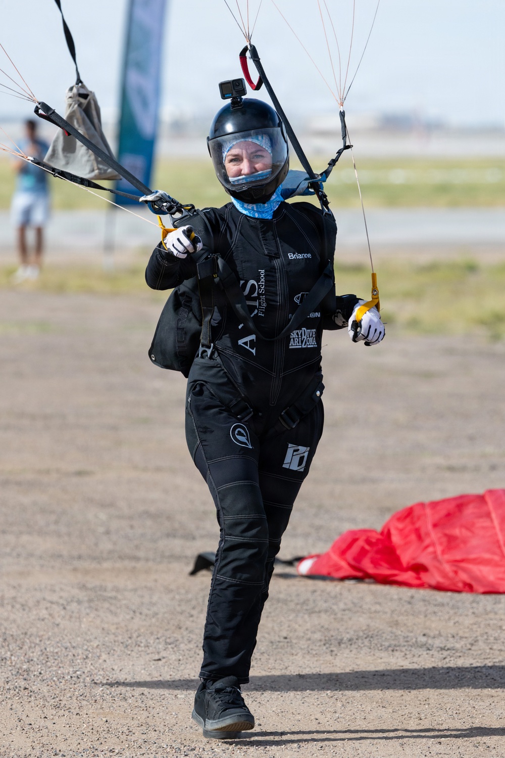 Parachutists at the Luke Days 2026 Airshow