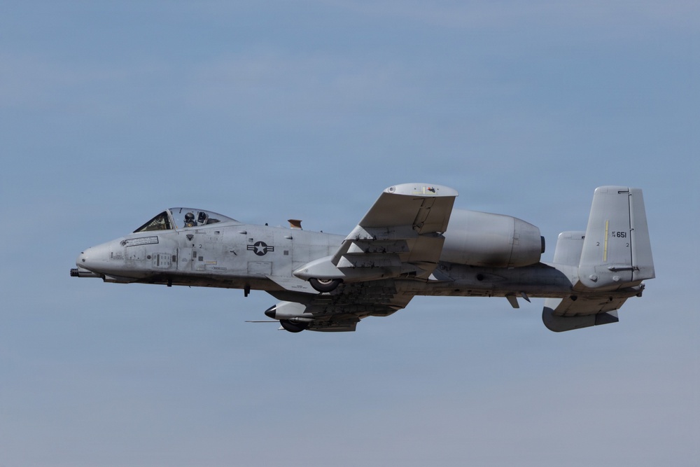 An A-10 Flies at the Luke Days 2026 Airshow