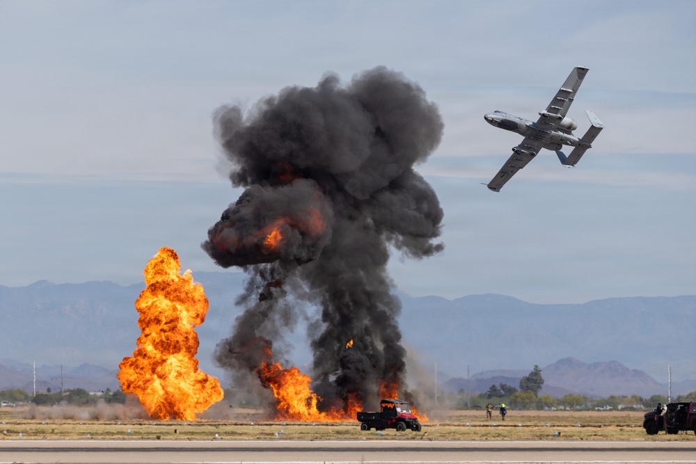 An A-10 Flies at the Luke Days 2026 Airshow