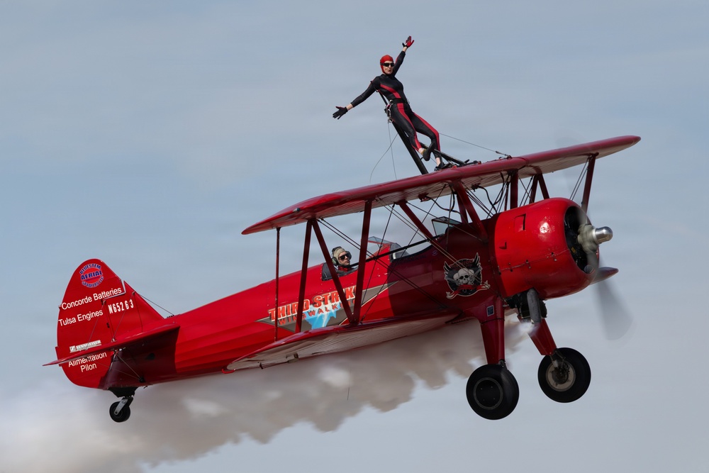 Wingwalker over Luke Air Force Base