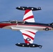 A T-33 Shooting Star graces the skies over the Luke Days 2026 Airshow