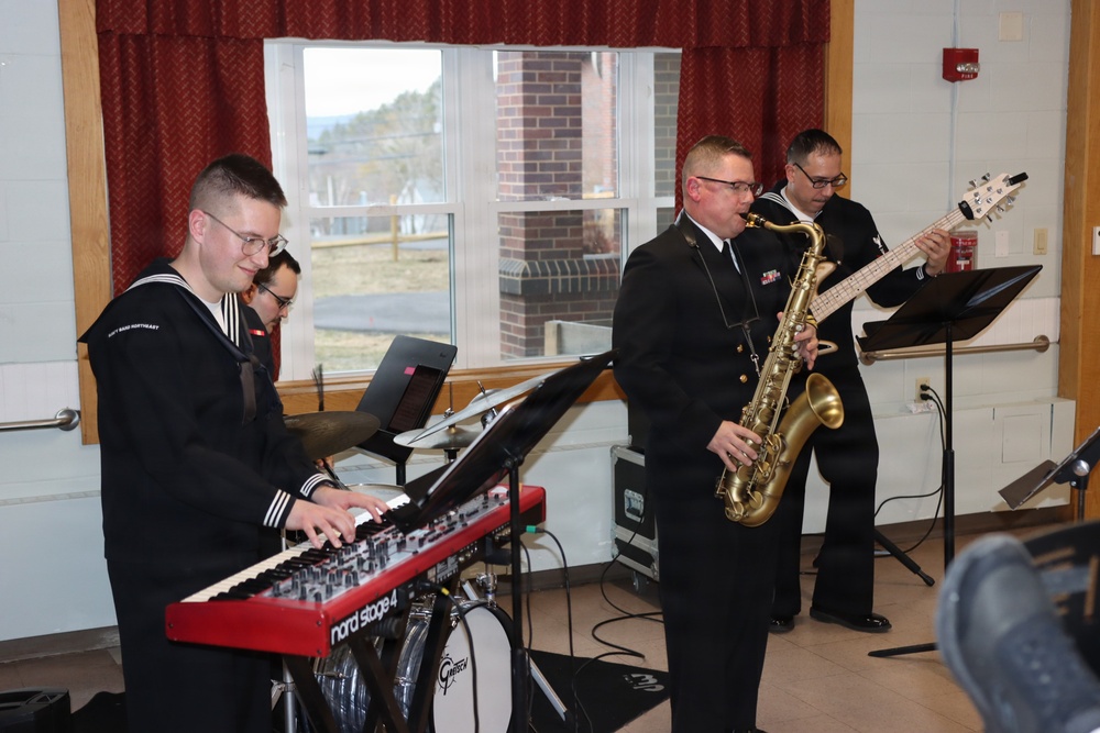 Navy Band Northeast Performs for the residents at New Hampshire Veterans Home