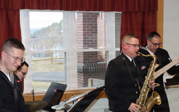Navy Band Northeast Performs for the residents at New Hampshire Veterans Home