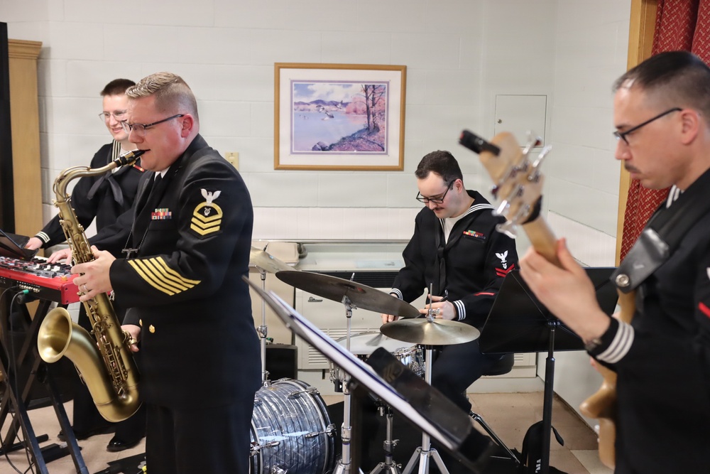 Navy Band Northeast Performs for the residents at New Hampshire Veterans Home
