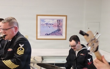 Navy Band Northeast Performs for the residents at New Hampshire Veterans Home