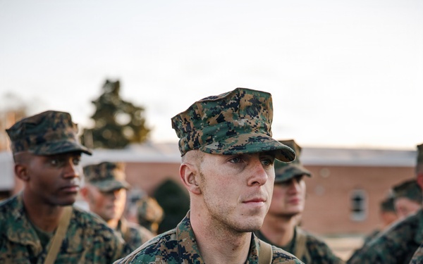 OCC 251 Company A Eagle, Globe, and Anchor Ceremony