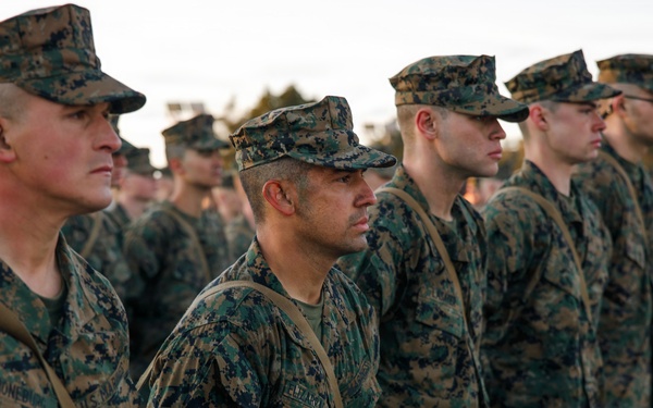 OCC 251 Company A Eagle, Globe, and Anchor Ceremony