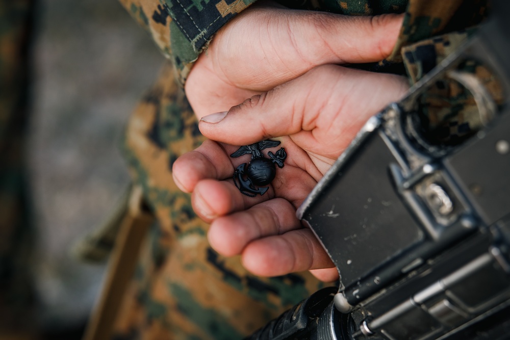 OCC 251 Company A Eagle, Globe, and Anchor Ceremony