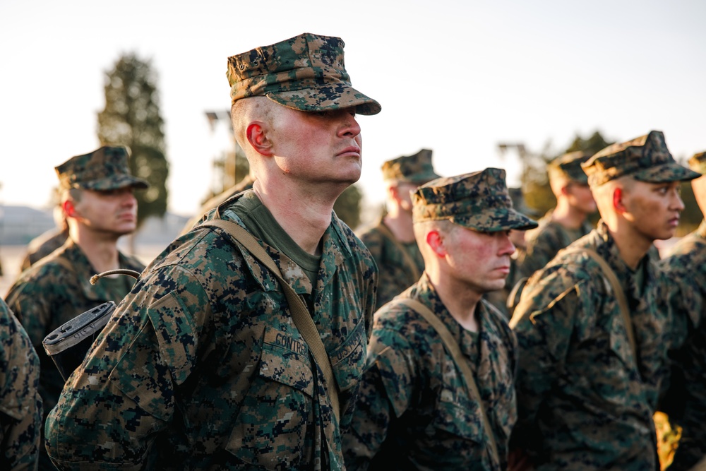 OCC 251 Company A Eagle, Globe, and Anchor Ceremony