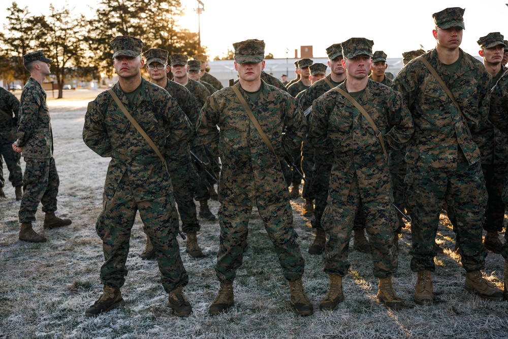 OCC 251 Company A Eagle, Globe, and Anchor Ceremony