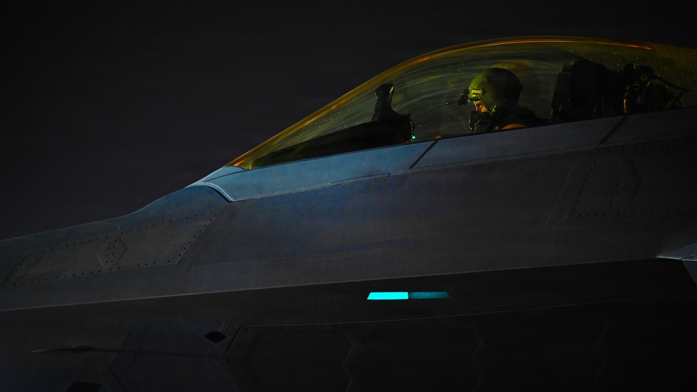 F-22 Raptor prepares for Combat Flight