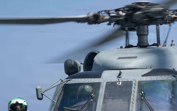 U.S. Navy Sailors assigned to USS Pinckney support Operation Epic Fury