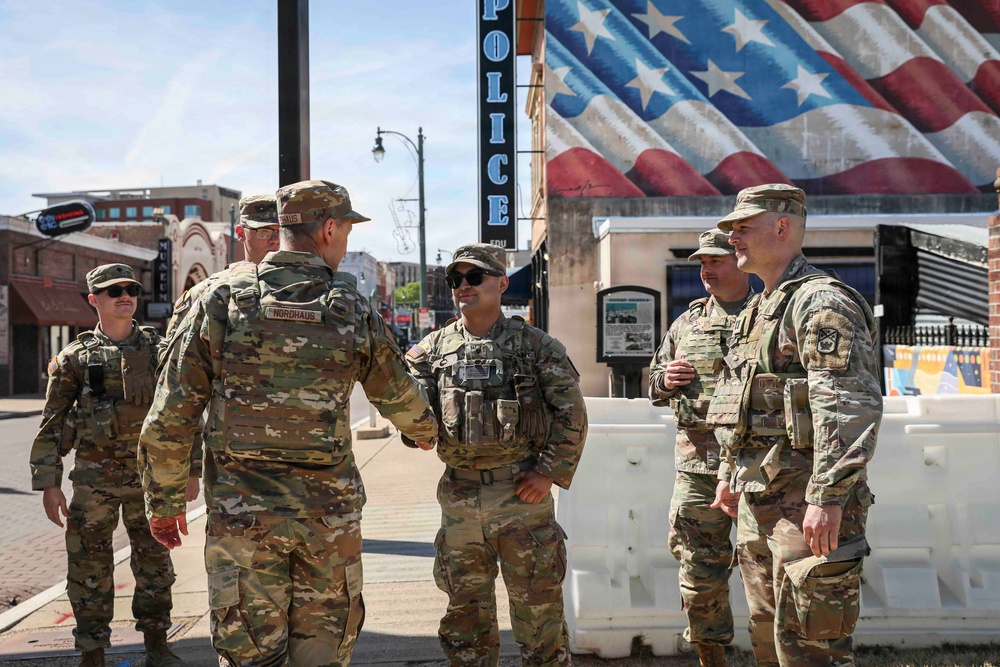Nordhaus, Raines visit Tennessee National Guard Soldiers, Airmen as part of Memphis Safe Task Force