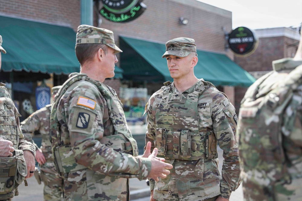 Nordhaus, Raines visit Tennessee National Guard Soldiers, Airmen as part of Memphis Safe Task Force