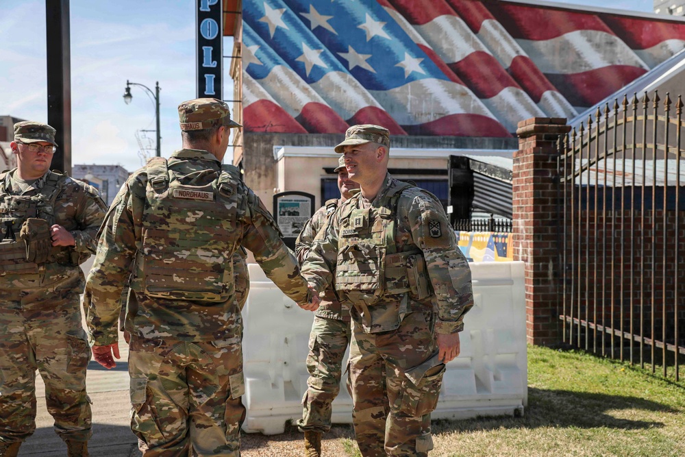 Nordhaus, Raines visit Tennessee National Guard Soldiers, Airmen as part of Memphis Safe Task Force