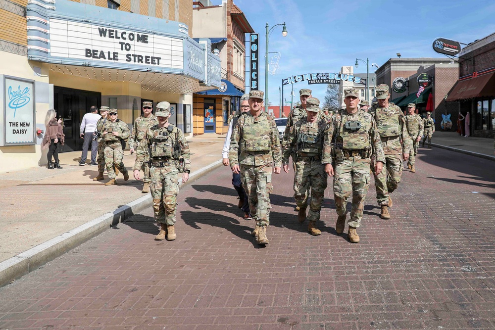 Nordhaus, Raines visit Tennessee National Guard Soldiers, Airmen as part of Memphis Safe Task Force