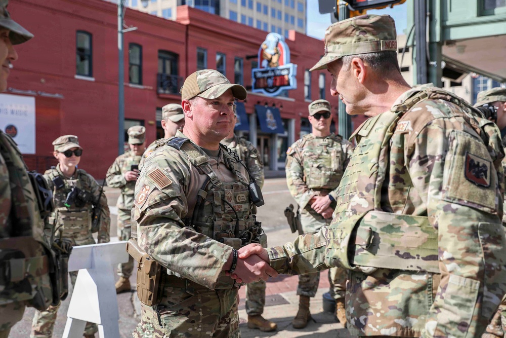 Nordhaus, Raines visit Tennessee National Guard Soldiers, Airmen as part of Memphis Safe Task Force