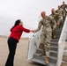 Iowa Lieutenant Governor Greets Iowa Soldiers