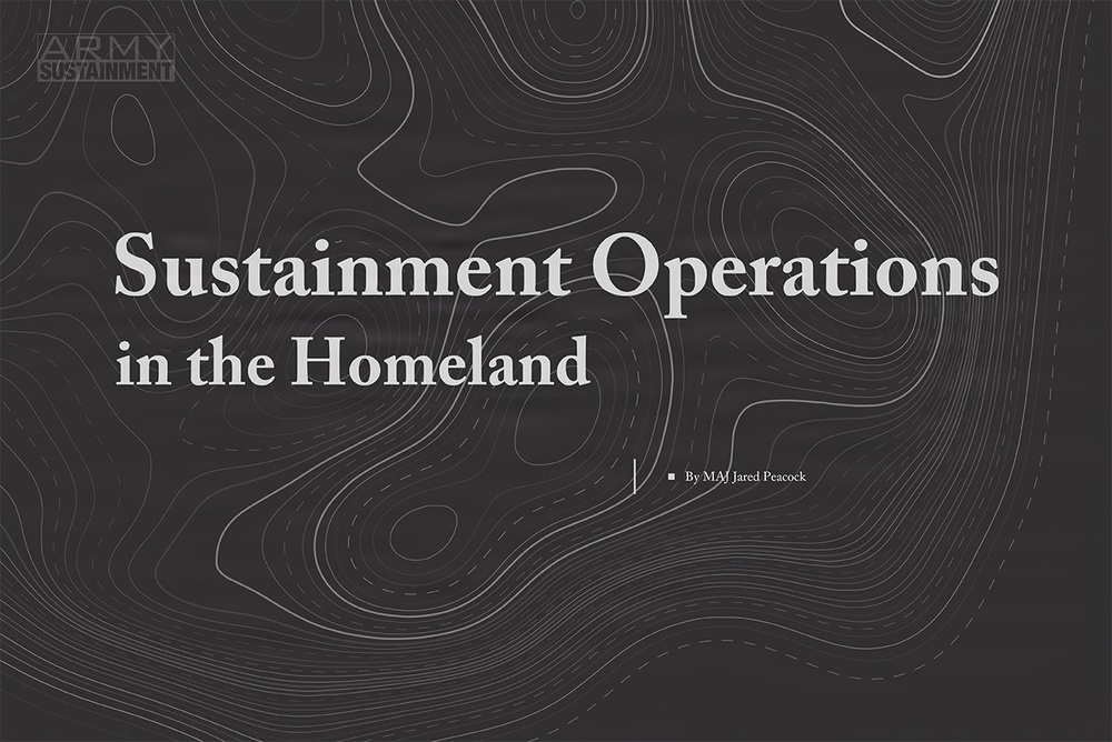 sustainment operations in the homeland CORE image