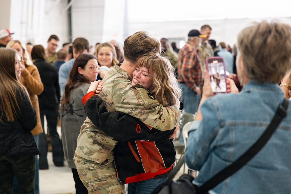 Iowa Red Bull is Embraced at Welcome Home Ceremony in Des Moines