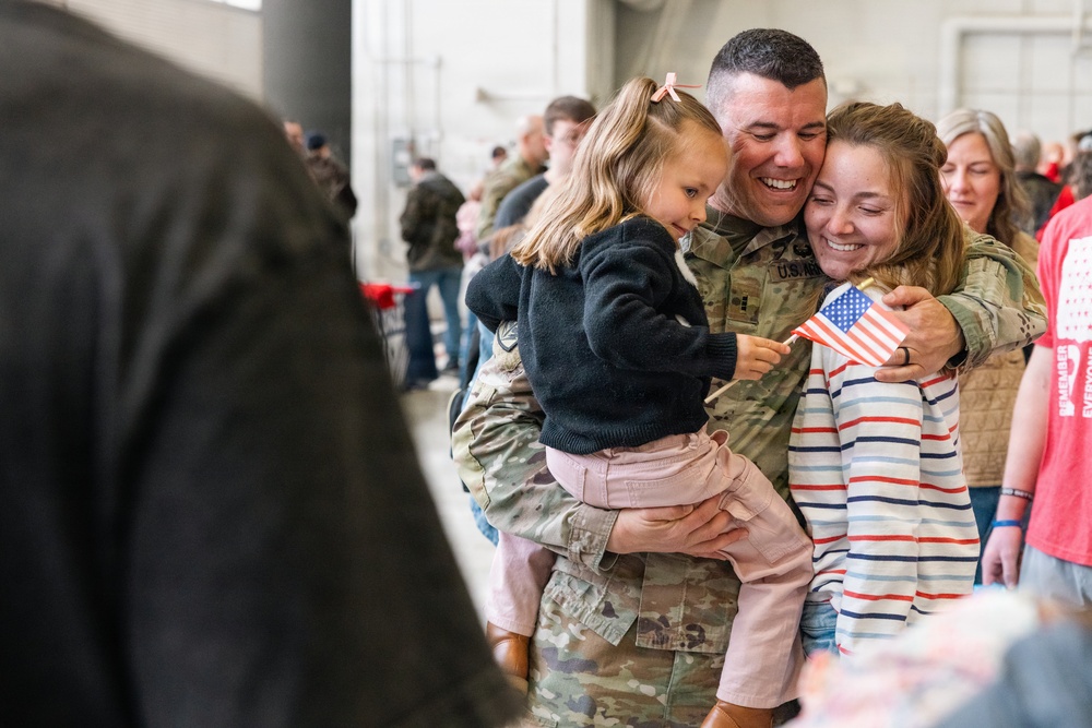 Iowa Red Bull Embraces Family at Welcome Home Ceremony in Des Moines