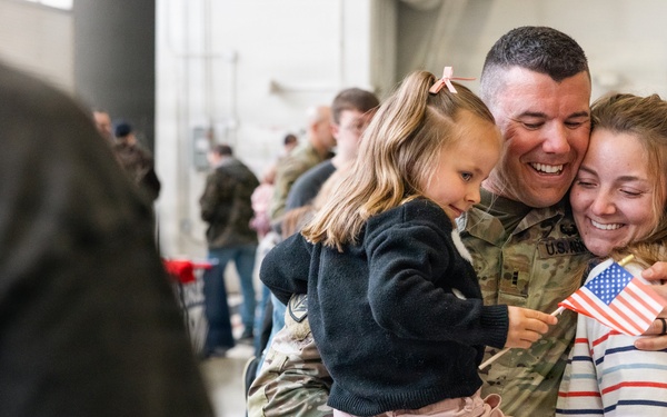 Iowa Red Bull Embraces Family at Welcome Home Ceremony in Des Moines