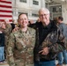 Iowa Soldier and Loved One Pose for Portrait