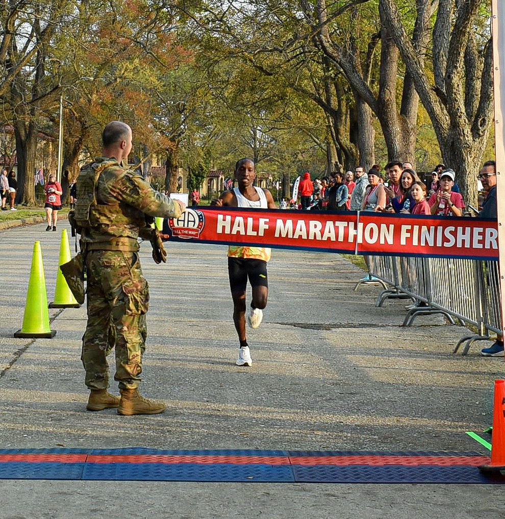 Fort Bragg Celebrates Sam Chelanga’s Half Marathon Victory