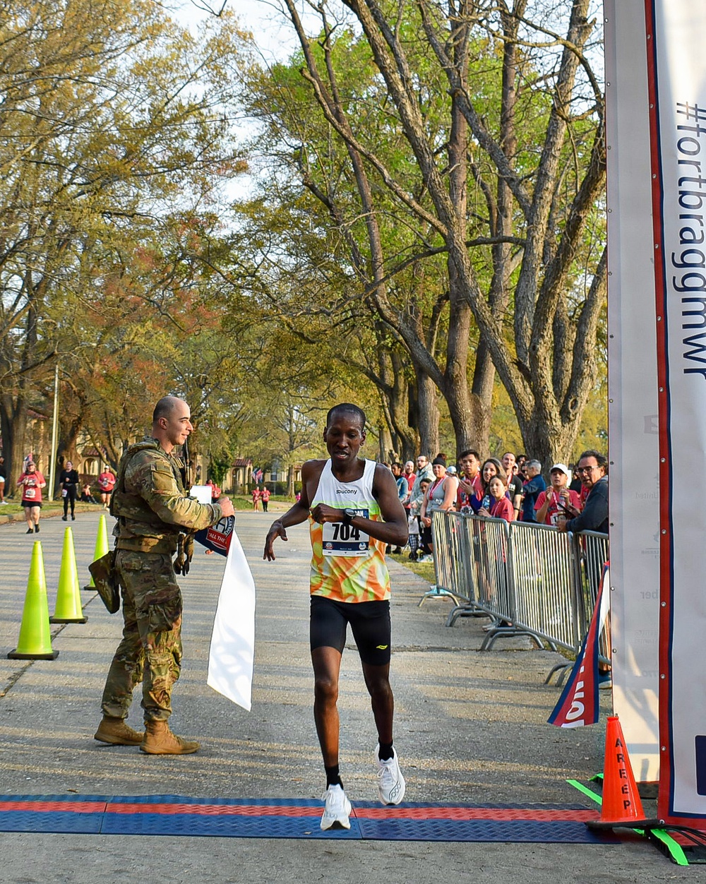 Fort Bragg Celebrates Sam Chelanga’s Half Marathon Victory