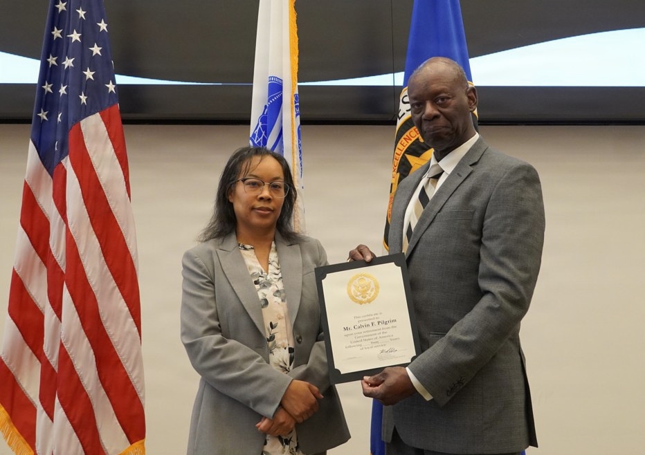 Calvin Pilgrim Retires after 45 Years of Service to the Nation