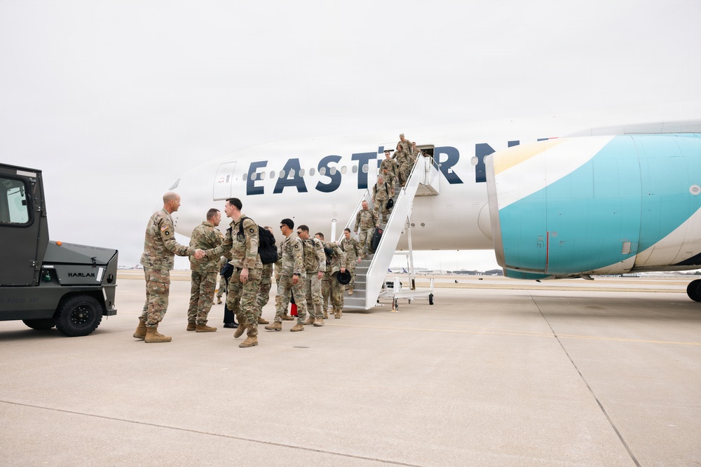 Iowa Red Bulls Return to Des Moines after Deployment