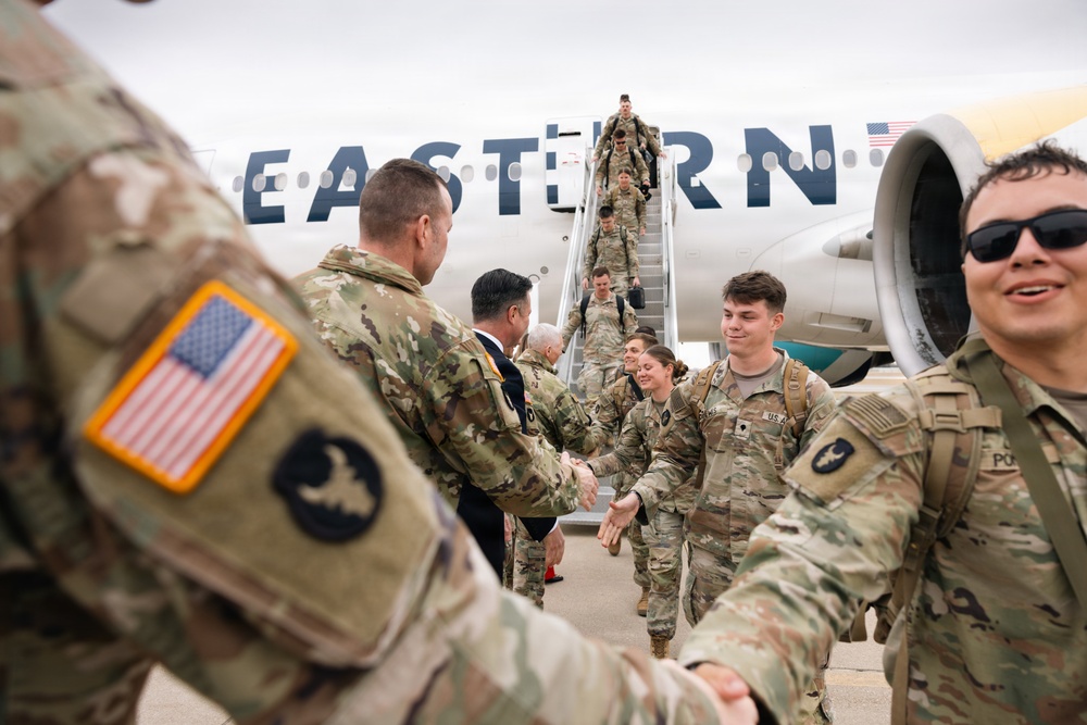 Iowa Red Bulls Return to Des Moines after Deployment