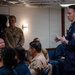 Rear Adm. Dusty Rhodes visits USS Farragut