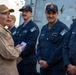 Rear Adm. Dusty Rhodes visits USS Farragut