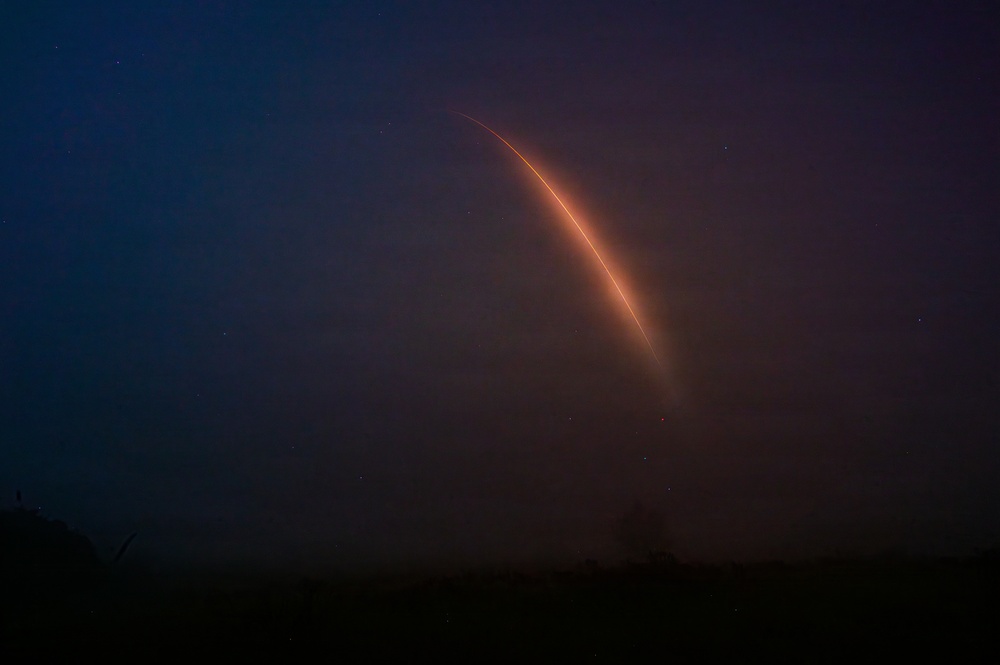 Minuteman III Test Launch at Vandenberg SFB