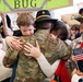 Iowa Soldiers is Embraced at Welcome Home Ceremony in Des Moines