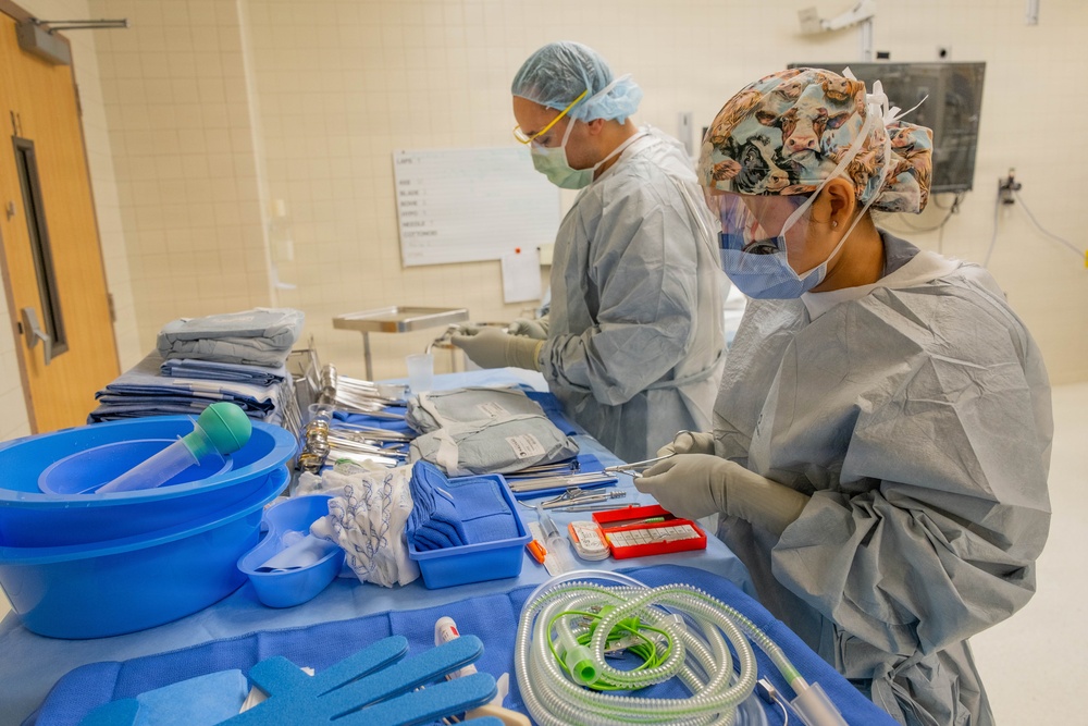 62nd Medical Brigade Soldiers operate surgical suites at Madigan to strengthen warfighting readiness