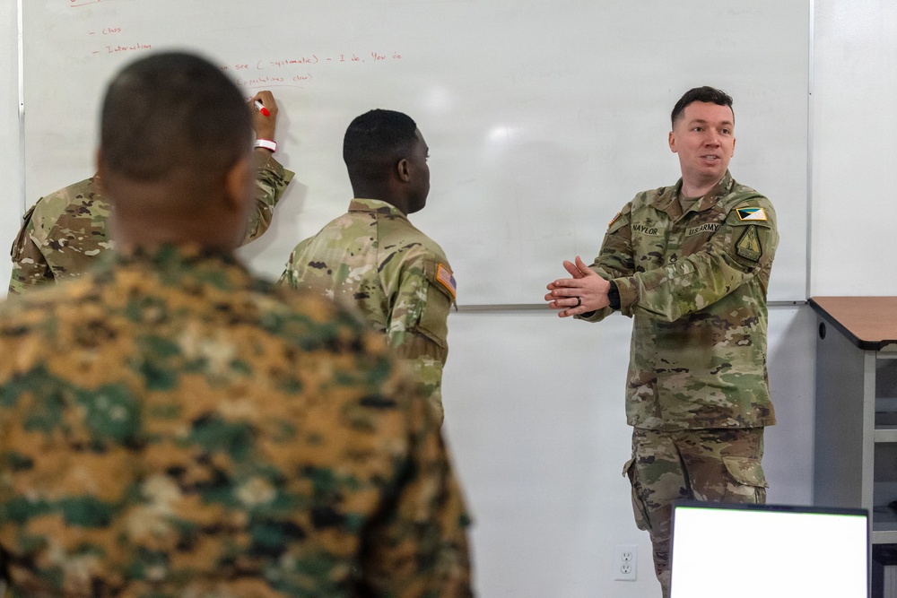 Rhode Island National Guard drill sergeants and Royal Bahamas Defence Force Ranger Instructors strengthen partnership through subject matter expert exchange