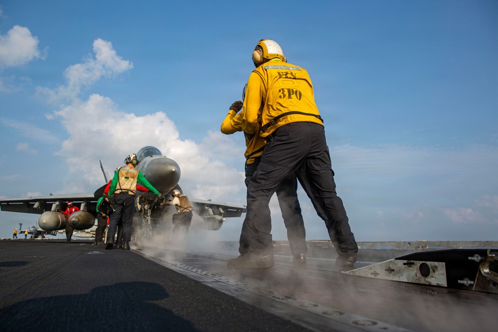 USS Abraham Lincoln (CVN 72)  Conducts Flight Operations During Operation Epic Fury