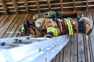 Firefighter-EMT discusses participating in 2026 ice rescue training at Fort McCoy