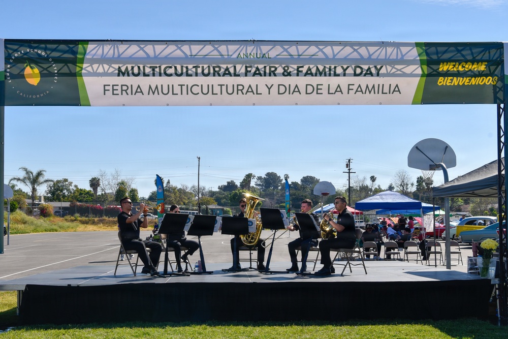 Navy Band Southwest’s Harborside Brass Quintet at the Lemon Grove Multicultural Fair and Family Day