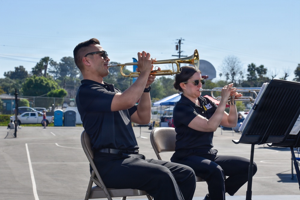 Navy Band Southwest’s Harborside Brass Quintet at the Lemon Grove Multicultural Fair and Family Day